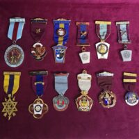 MASONIC MADALYA VE NİŞAN (Masonic Jewels) KOLEKSIYONU (12 Adet)