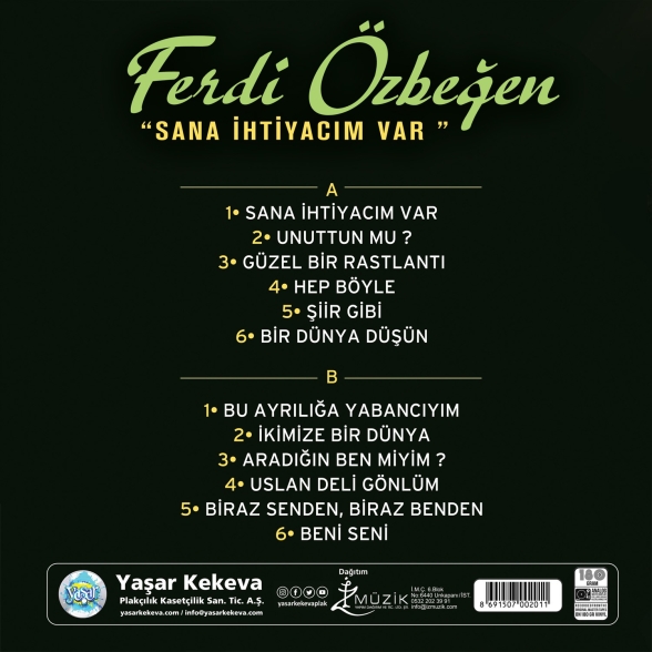 Ferdi Özbeğen - Sana İhtiyacım Var - Görsel 2